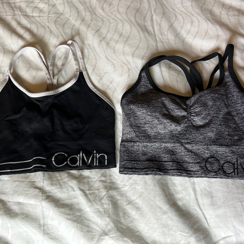 Calvin Klein sports bras